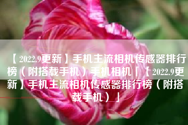 【2022.9更新】手机主流相机传感器排行榜（附搭载手机）手机相机「【2022.9更新】手机主流相机传感器排行榜（附搭载手机）」